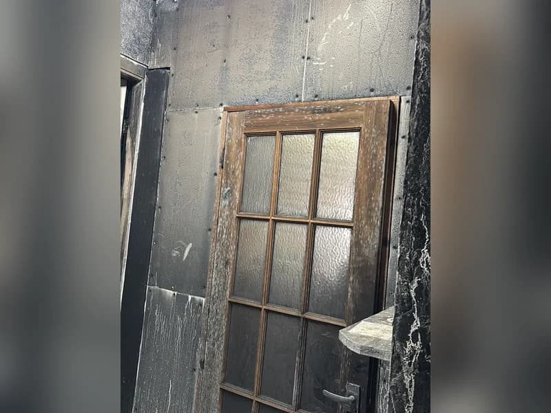 Fire-damaged surfaces - decontamination